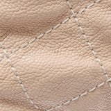 Chanel Chanel Matrasse On-the-lard Beige Silver Fittings Ladies Soft Caviar Skin Tote Bag AB Rank Used Silgrin