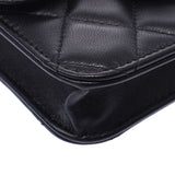 CHANEL シャネル フラップコインパース ミニマトラッセ チェーンバッグ 黒 ゴールド金具 AP2200 レディース ラムスキン ショルダーバッグ 未使用 銀蔵