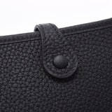 Hermes Hermes Evelin TPM Black Gold Bracket Z Engraved (around 2021) Ladies Trio Clemance Shoulder Bag Unused Silgrin