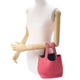 Hermes Hermes Picon Lock PM Casak Rose Extreme / Blue Nuy Y Champion (around 2020) Ladies Triyo Clemance Handbags A-rank used Silgrin