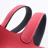 Hermes Hermes Picon Lock PM Casak Rose Extreme / Blue Nuy Y Champion (around 2020) Ladies Triyo Clemance Handbags A-rank used Silgrin