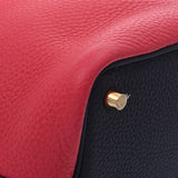 Hermes Hermes Picon Lock PM Casak Rose Extreme / Blue Nuy Y Champion (around 2020) Ladies Triyo Clemance Handbags A-rank used Silgrin