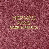Hermes Hermes Double Sense 28 Tote Bag Rouge Ash / Rosewood□Jo刻（2011年左右）UniSEX Vasicum Handbag Ab排名使用Silgrin