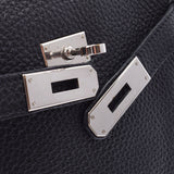 Hermes Hermes Sokerie 22黑银支架□o钢（2011年左右）男女皆宜的多士单肩包A-Rank使用Silgrin