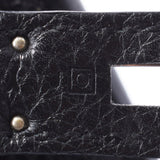 Hermes Hermes Sokerie 22黑银支架□o钢（2011年左右）男女皆宜的多士单肩包A-Rank使用Silgrin