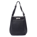 Hermes Hermes Sokerie 22黑银支架□o钢（2011年左右）男女皆宜的多士单肩包A-Rank使用Silgrin