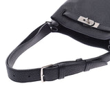 Hermes Hermes Sokerie 22黑银支架□o钢（2011年左右）男女皆宜的多士单肩包A-Rank使用Silgrin