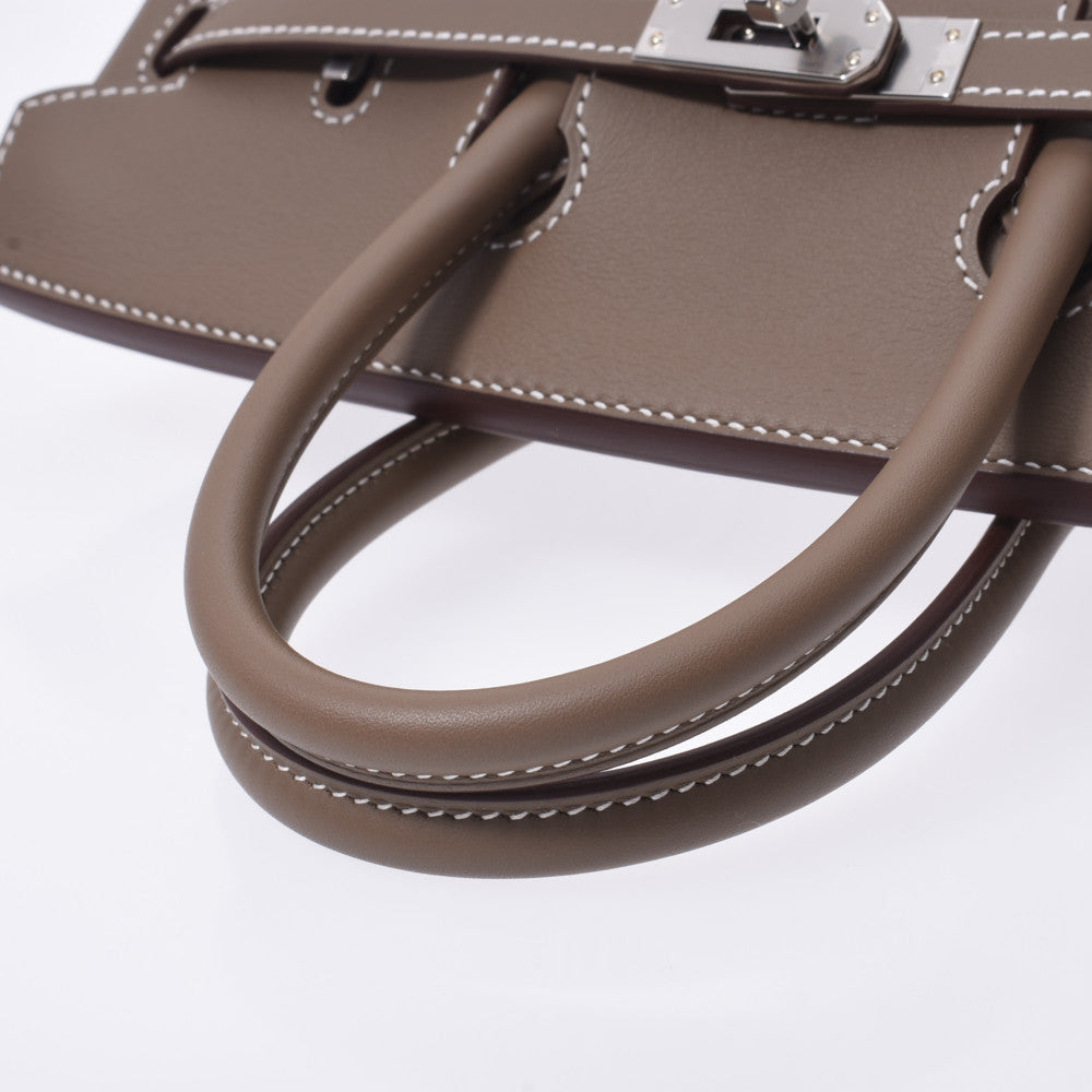 HERMES エルメス バーキン 25 エトゥープ(グレージュ系) シルバー金具 Y刻印(2020年頃)  レディース ヴォースイフト ハンドバッグ 未使用  人気・おすすめ｜省スペース設計・旅行向けにおすすめ お得商品 プライバシー配送 期間限定入荷