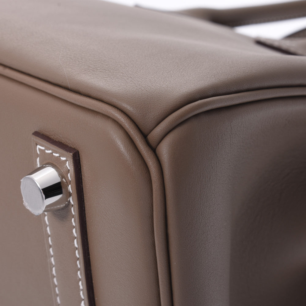 HERMES エルメス バーキン 25 エトゥープ(グレージュ系) シルバー金具 Y刻印(2020年頃)  レディース ヴォースイフト ハンドバッグ 未使用  人気・おすすめ｜省スペース設計・旅行向けにおすすめ お得商品 プライバシー配送 期間限定入荷