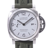 Officine Panerai Officeene Panerai Luminor Marina 44mm PAM01314男士SS /橡胶手表自动伤口白色航班A-Rank使用Silgrin