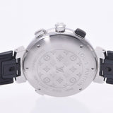 Louis Vuitton Louis Vuitton Tambourg Legatta Chronograph LV Cup Q102D Men's SS / Rubber Watch Quartz Blue Shape A-Rank Used Silgrin