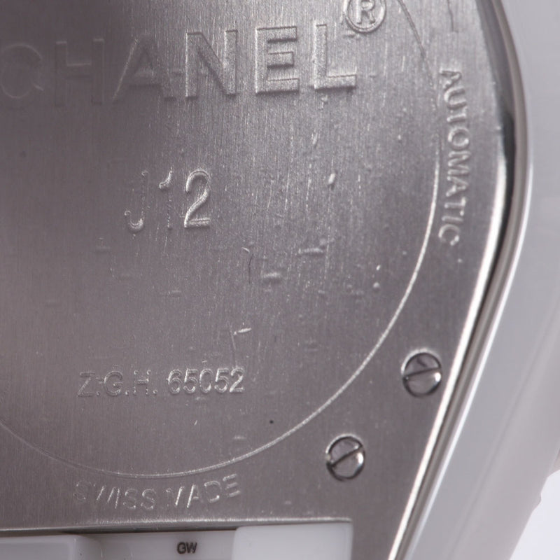 香奈儿香奈儿（Chanel Chanel）J12 38mm 8p钻石H2423男士白色陶瓷/ss观看自动手表壳拨号盘