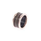 BVLGARI Bulgari B-ZERO # 56 Marble 15 Unisex K18PG Ring / Ring A-Rank Used Silgrin