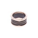 BVLGARI Bulgari B-ZERO # 56 Marble 15 Unisex K18PG Ring / Ring A-Rank Used Silgrin