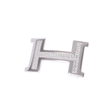 Hermes Hermes H Belt Buckle Unisex K18WG / Diamond Belt A-Rank Used Silgrin