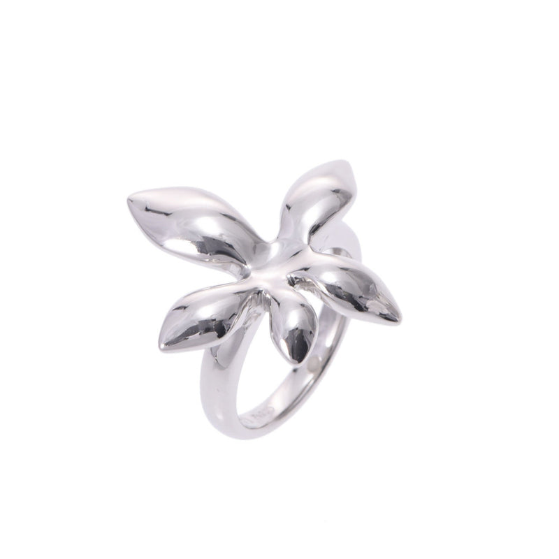 HANAE MORI Hanae Mori Flower Motif No. 9 Ladies PT900 Platinum Ring / Ring A Rank Used Ginzo