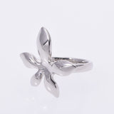 HANAE MORI Hanae Mori Flower Motif No. 9 Ladies PT900 Platinum Ring / Ring A Rank Used Ginzo