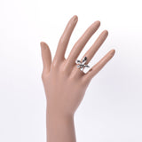 HANAE MORI Hanae Mori Flower Motif No. 9 Ladies PT900 Platinum Ring / Ring A Rank Used Ginzo