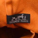 Hermes hermes footto Kavas法国节日夏威夷有限橙色男女皆宜的帆布手提包C等级使用水池