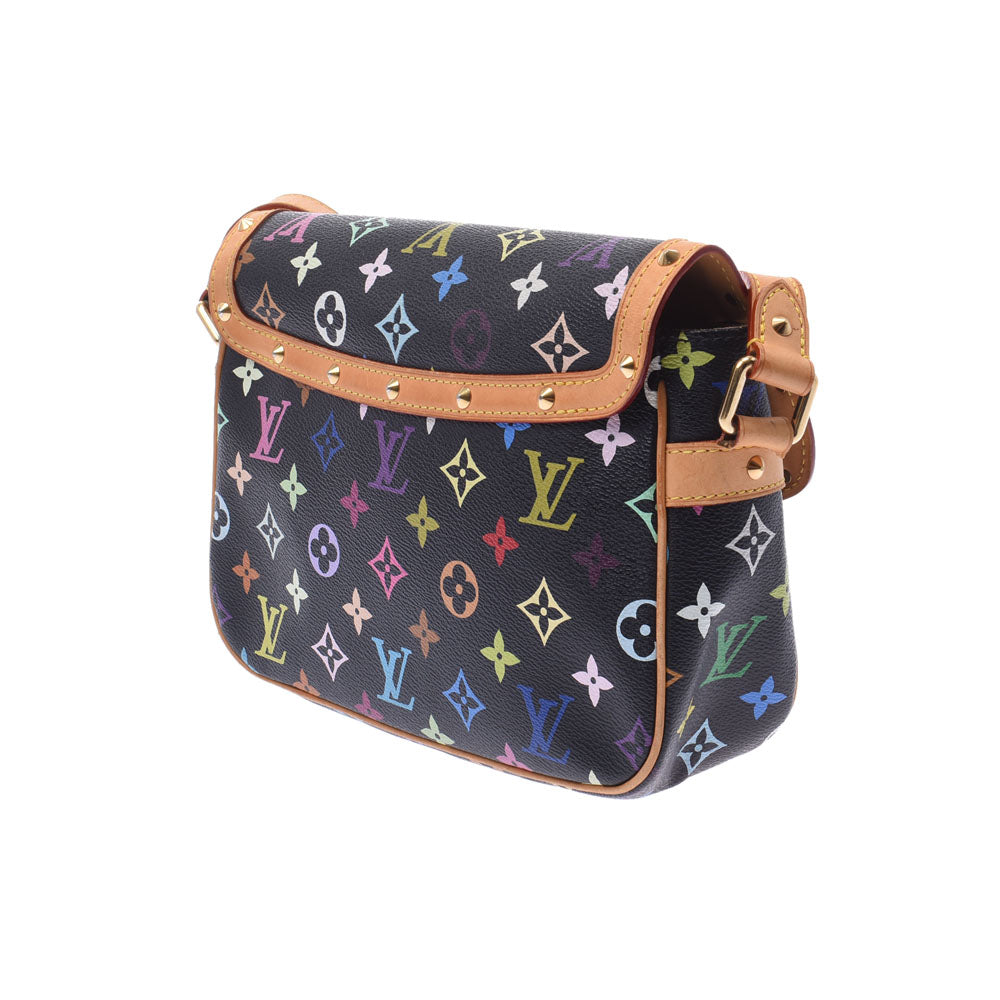 LOUIS VUITTON ルイヴィトン マルチカラー ソローニュ 黒 M92639 