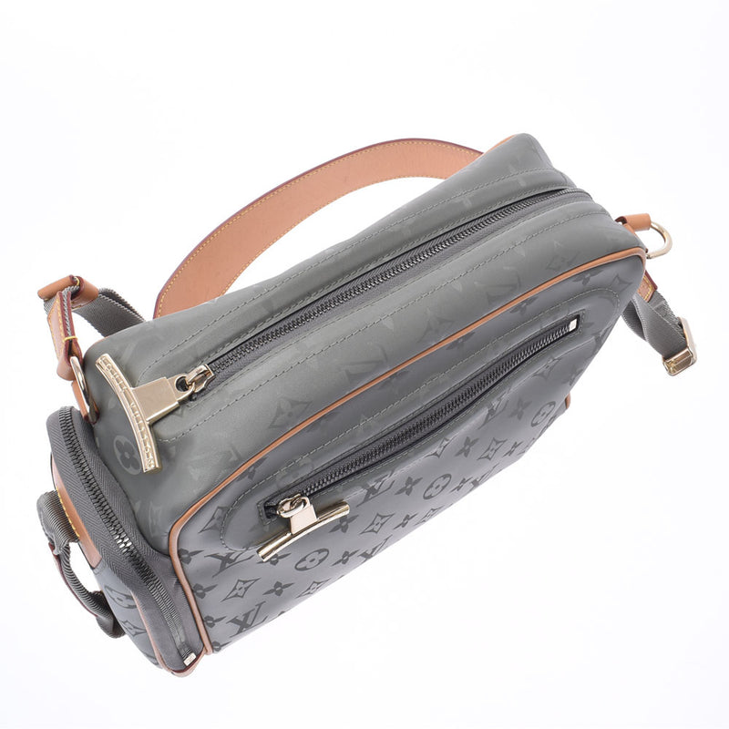 LOUIS VUITTON Monogram titanium Camera Bag Shoulder Bag Gray