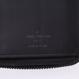 Louis Vuitton Louis Vuitton Monogram Shadow Zippy钱包垂直黑色M62902男式皮革长钱包AB排名使用水池