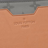 Louis Vuitton Louis Vuitton Monogram Titanium Portfoille Cosmos Gray M63237 Men's Menogram Titanium Canvas Long Wallet A-Rank Used Sink