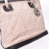 Chanel Chanel Matrasse Beige / Dark Brown Silver Fittings Ladies Lamskin Tote Bag B Rank Used Sinkjo