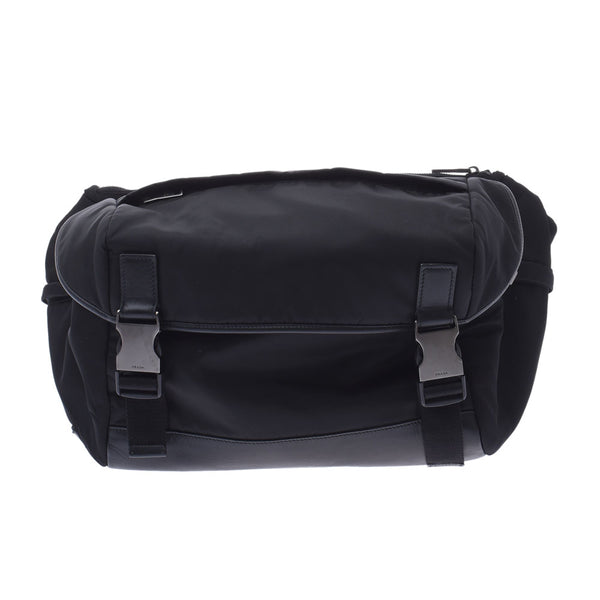 PRADA Prada Shoulder Bag Black Unisex Nylon Body Bag A-Rank Used Silgrin