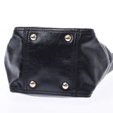 Saint Laurent Sun Laurent Mini Downtown Black Women's Enamel Handbag A-Rank Used Silgrin