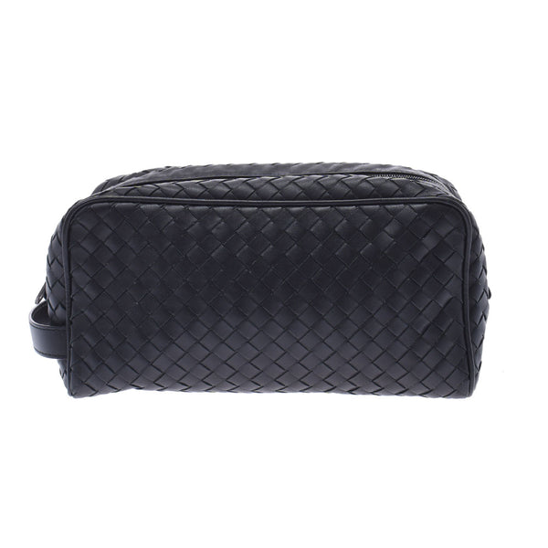 Bottegaveneta Bottega Veneta Intrechart Second Bag Black 174361 V4651 1000 Men's Leather Clutch Bag A-Rank Used Sinkjo