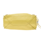 Balenciaga valenciaga纸迷你2way包黄色357333女性的凝乳手袋ab排名使用水池