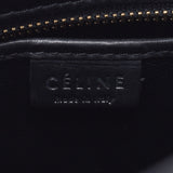 CELINE セリーヌ ラゲージ ナノショッパー 2WAY 黒/グレー レディース カーフ/キャンバス ハンドバッグ Aランク 中古 銀蔵