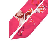 Hermes Hermes Twilley Old Tag All / Tout En Carre Pink Women's Silk 100% Scarf AB Rank Used Sinkjo