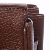Hermes Hermes Burkin 35 Chocolate (Dark Brown) Gold Brown □ F Steel (around 2002) Unisex Aldenne Handbags AB Rank Used Sinkjo