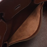 Hermes Hermes Burkin 35 Chocolate (Dark Brown) Gold Brown □ F Steel (around 2002) Unisex Aldenne Handbags AB Rank Used Sinkjo