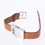 HERMES Hermes Belt Watch BE1.210 Ladies SS/Leather Watch Quartz White Dial A Rank Used Ginzo