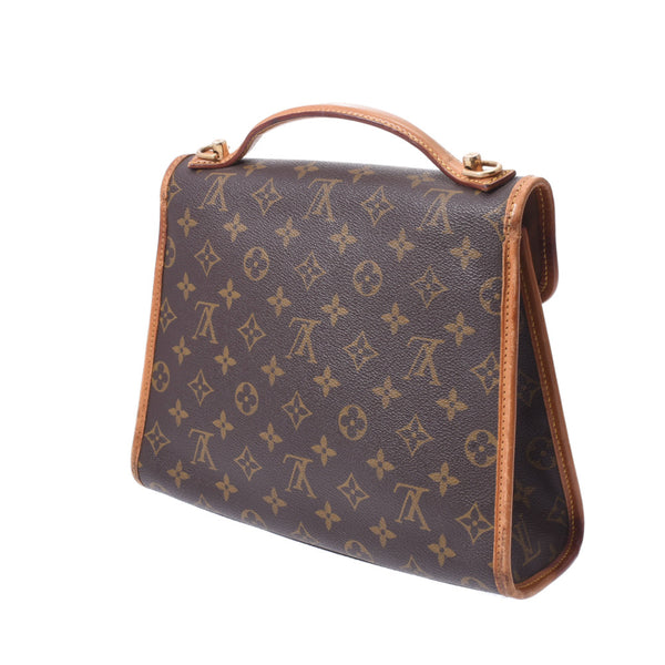 LOUIS VUITTON ルイヴィトン モノグラム ベルエア 2WAY ブラウン M51122 ユニセックス モノグラムキャンバス ハンドバッグ Cランク 中古 銀蔵