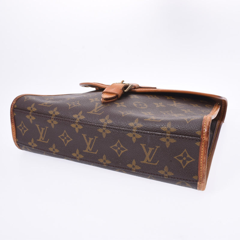 LOUIS VUITTON ルイヴィトン モノグラム ベルエア 2WAY ブラウン M51122 ユニセックス モノグラムキャンバス ハンドバッグ Cランク 中古 銀蔵