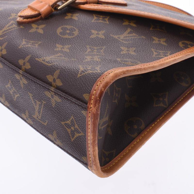 LOUIS VUITTON ルイヴィトン モノグラム ベルエア 2WAY ブラウン M51122 ユニセックス モノグラムキャンバス ハンドバッグ Cランク 中古 銀蔵