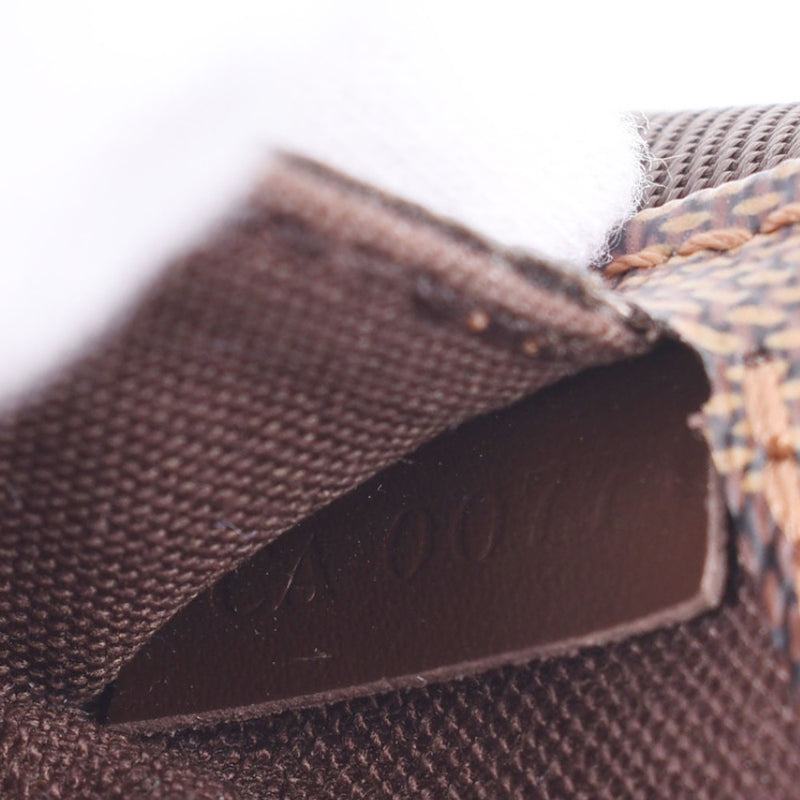 LOUIS VUITTON Louis Vuitton Damier Jeronimos Body Bag Brown N51994 Unisex Damier Canvas Shoulder Bag AB Rank Used Ginzo