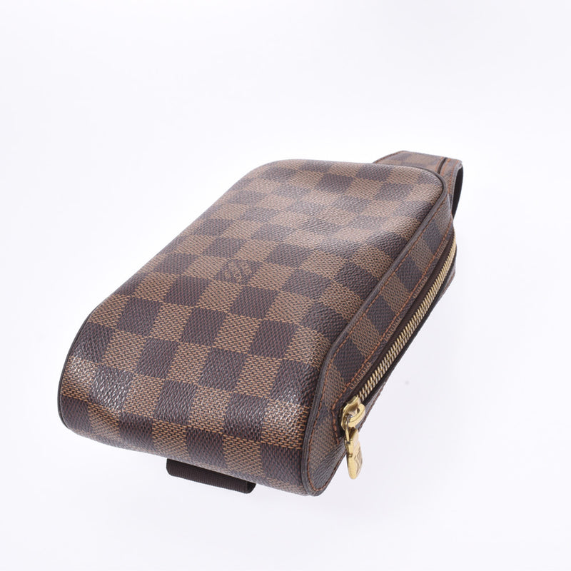 LOUIS VUITTON Louis Vuitton Damier Jeronimos Body Bag Brown N51994 Unisex Damier Canvas Shoulder Bag AB Rank Used Ginzo