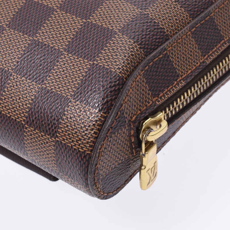 LOUIS VUITTON Louis Vuitton Damier Jeronimos Body Bag Brown N51994 Unisex Damier Canvas Shoulder Bag AB Rank Used Ginzo