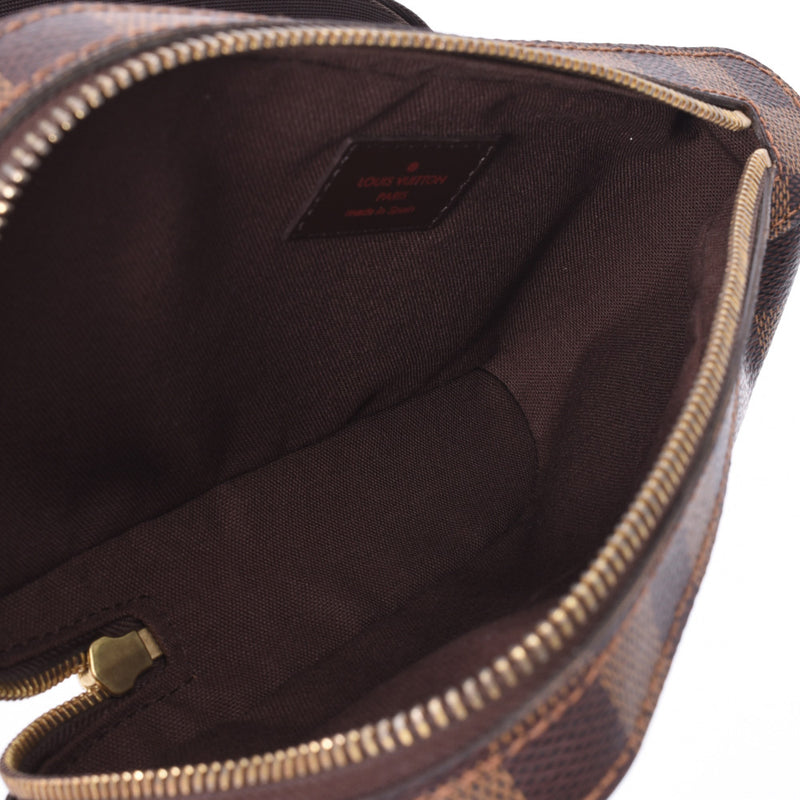 LOUIS VUITTON Louis Vuitton Damier Jeronimos Body Bag Brown N51994 Unisex Damier Canvas Shoulder Bag AB Rank Used Ginzo