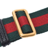 GUCCI グッチ ベルトバッグ グッチプリント 黒 530412 ユニセックス カーフ ボディバッグ Aランク 中古 銀蔵