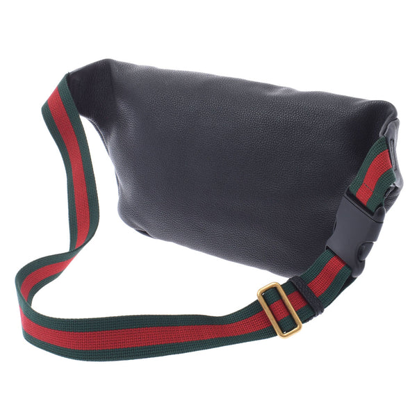 GUCCI Gucci Belt Bag Gucci Printed Black 530412 Unisex Calaf Body Bag A-Rank Used Sinkjo