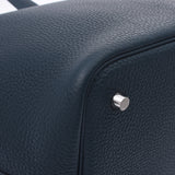 Hermes Hermes Picon Lock MM Vershipress (Dark Green System) Silver Fittings Y Engraved (around 2020) Ladies Triyo Clemance Handbag Unused Silgrin