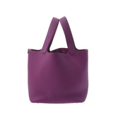 Hermes Hermes Picon Lock MM Anemone (Purple) Silver Football Y Engraved (around 2020) Ladies Triyo Clemance Handbag Unused Silgrin
