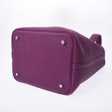 Hermes Hermes Picon Lock MM Anemone (Purple) Silver Football Y Engraved (around 2020) Ladies Triyo Clemance Handbag Unused Silgrin