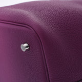 Hermes Hermes Picon Lock MM Anemone (Purple) Silver Football Y Engraved (around 2020) Ladies Triyo Clemance Handbag Unused Silgrin